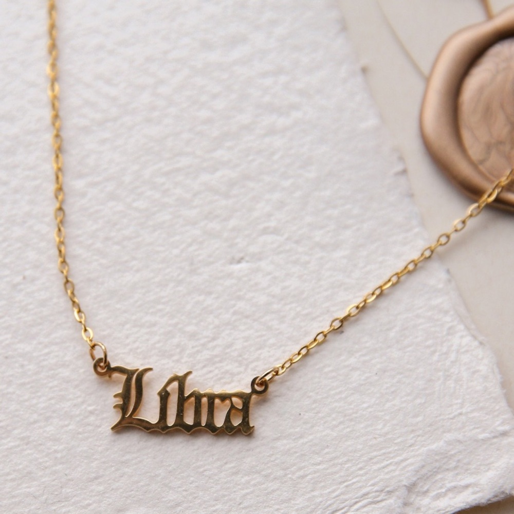 Handcrafted Zodiac Necklace - Picture 3 of 3